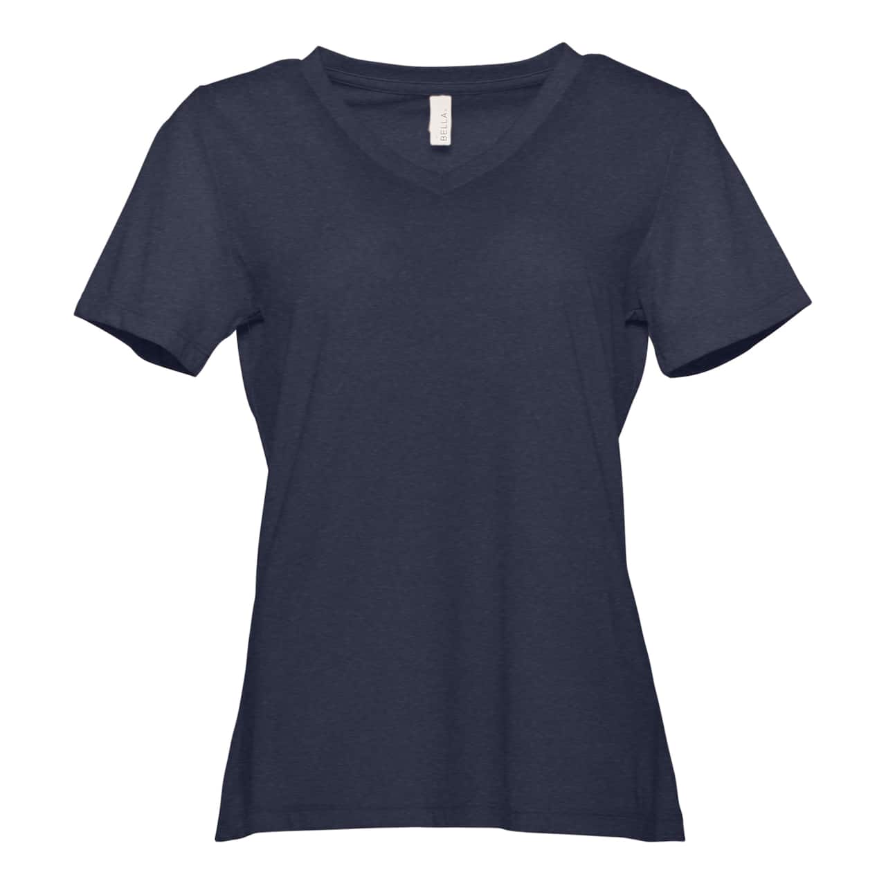 6 Pack: BELLA+CANVAS® Women's Relaxed V-Neck Heather T-Shirt
